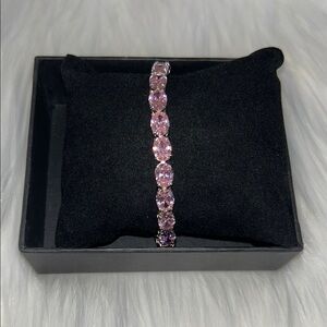 Pink Gemstone Bracelet